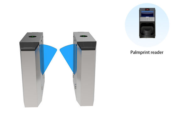 Innen-/Außen-Fußgängerschranke mit integrierten RFID/QR-Code-Kartensammlern