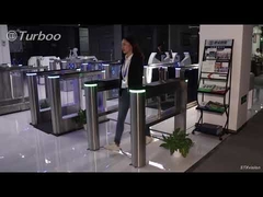 Pass Width 600-800mm Swing Barrier Gate Pedestrian Access Control 100-240V 40w