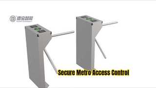 Stellen Sie die elektronische Standardschnittstelle von Metro Station Three Arm Turnstile Security Products für Sie vor